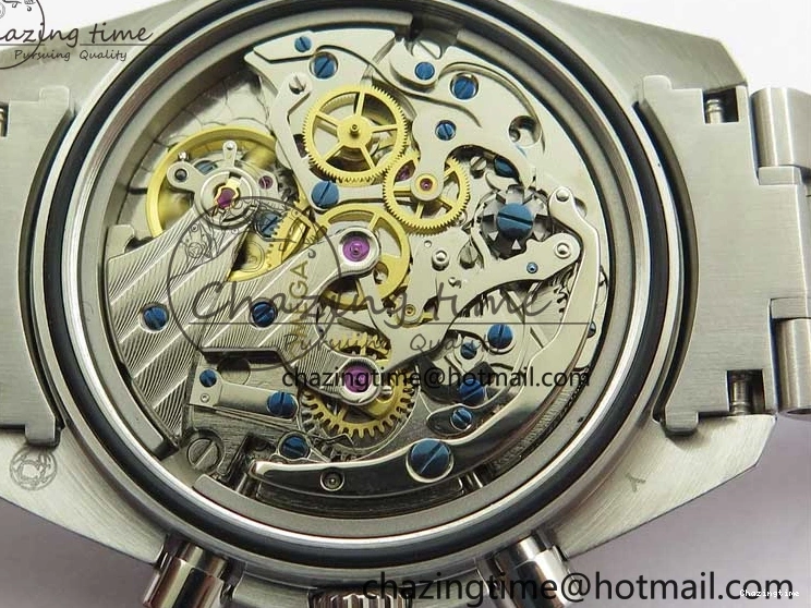 0416 Speedmaster SS Snoopy Apollo OMF Best Edition White Dial on SS Bracelet Venus EasyCare 7877